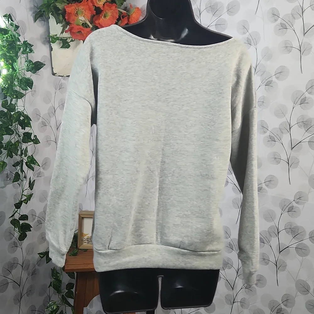 "Wifey" Graphic Off-the-Shoulder Sweatshirt - Picture 5 of 6